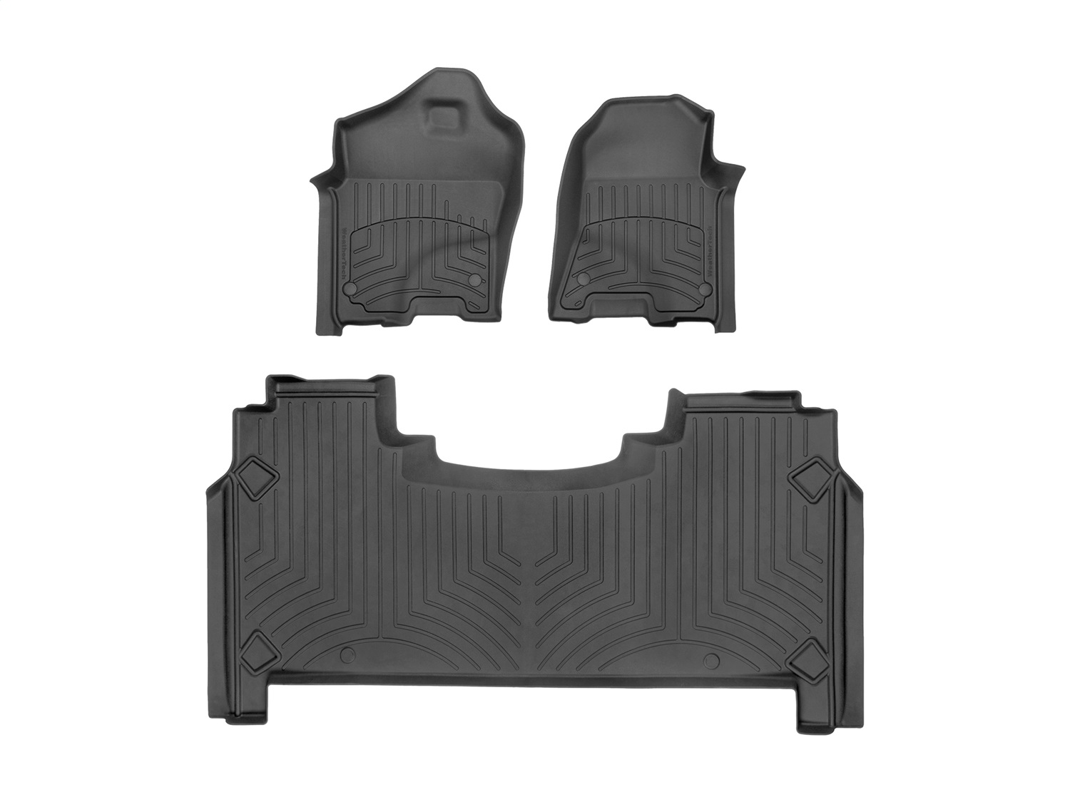 Weathertech - 441428-1-3IM - Front and Rear - Floor Mat Set