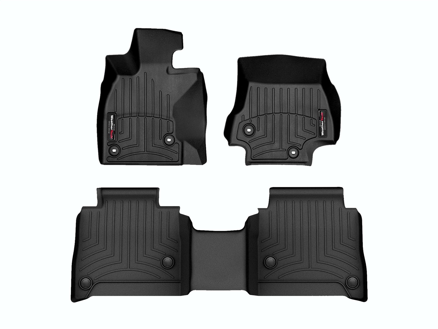 Weathertech - 4415031-4414552 - Front and Rear - Floor Mat Set