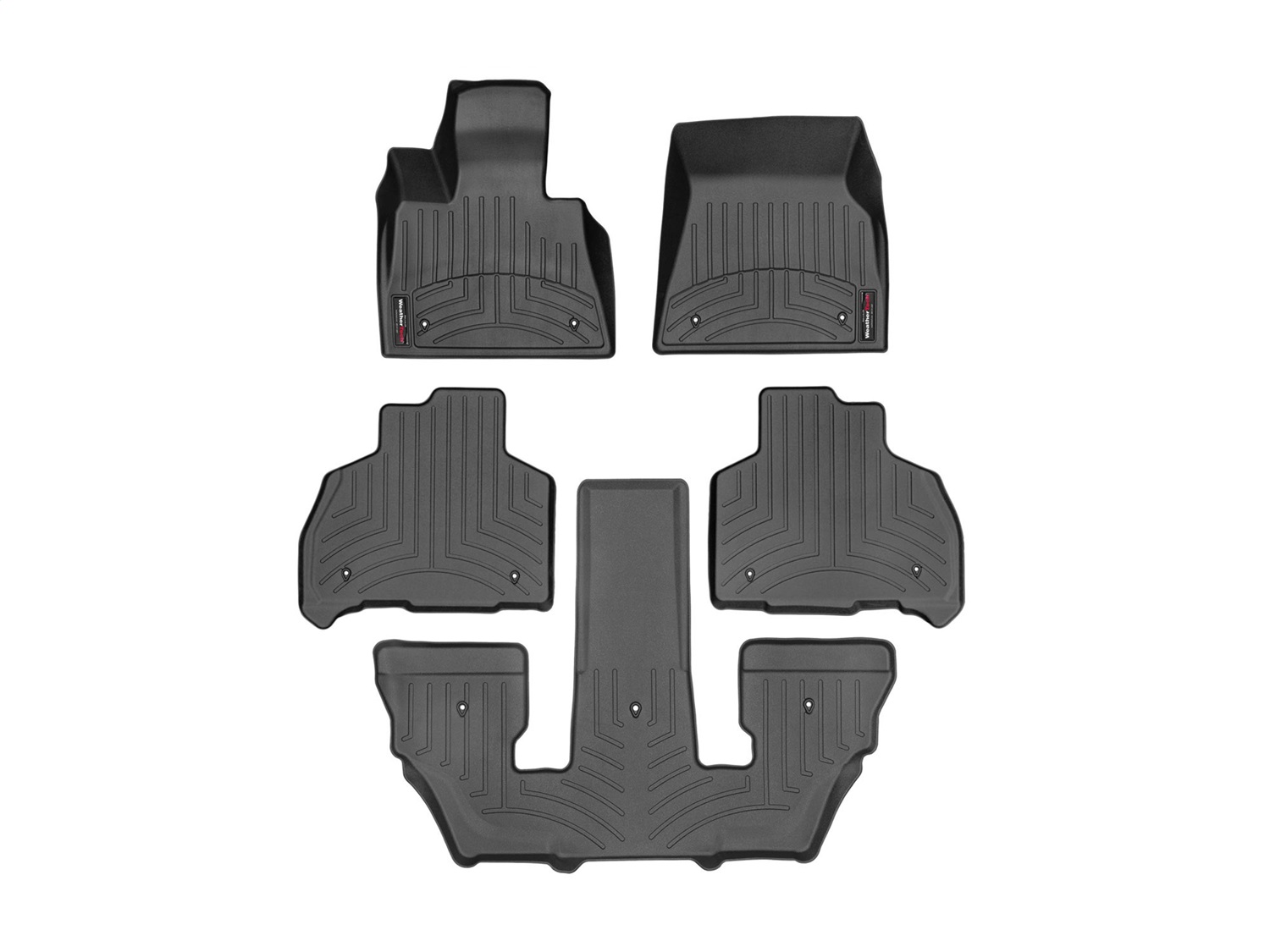 Weathertech - 441507-1-5-6 - Front Rear and Third Row - Floor Mat Set
