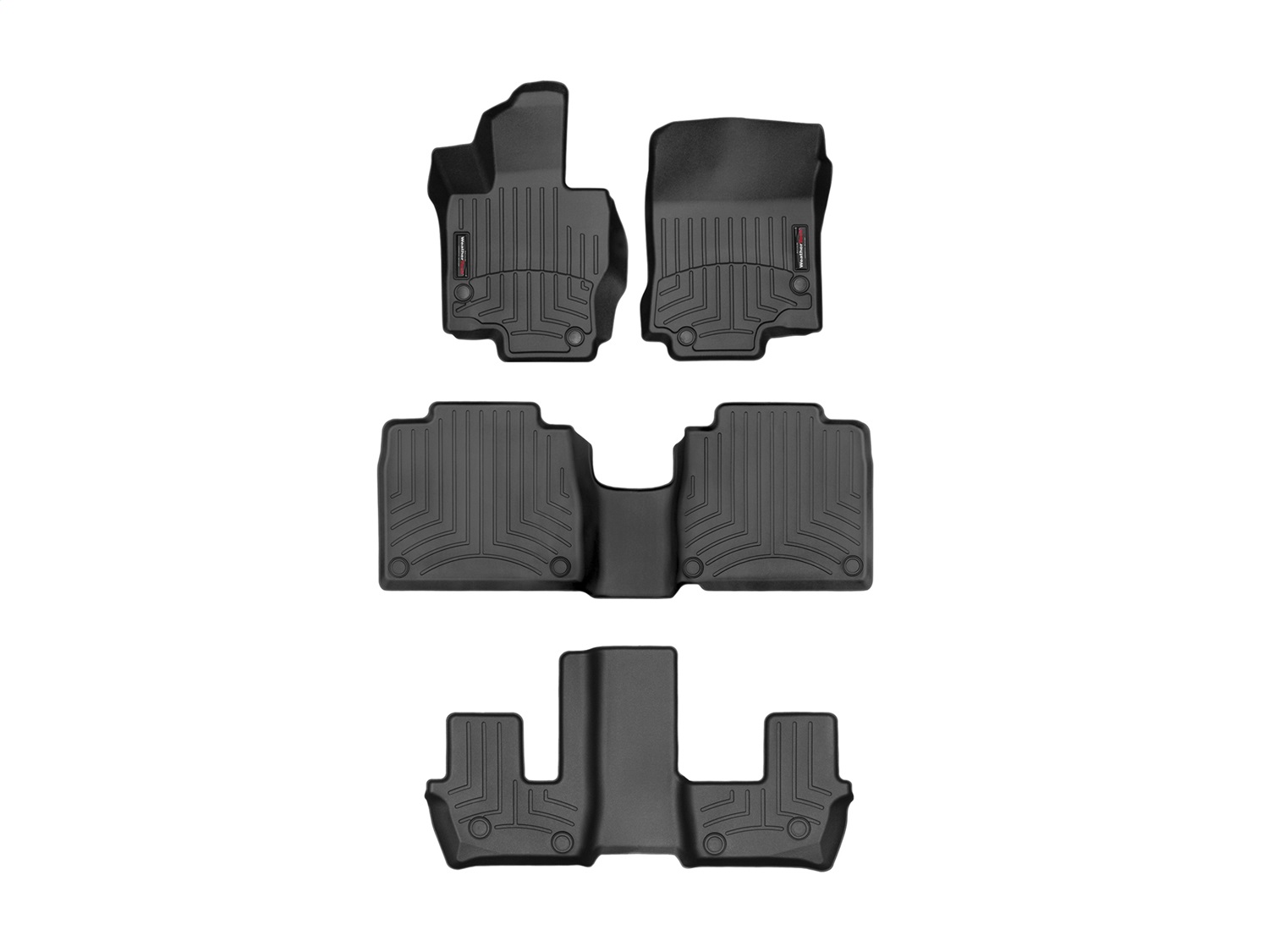 Weathertech - 4415331-441595-5-4 - Front Rear and Third Row - Floor Mat Set