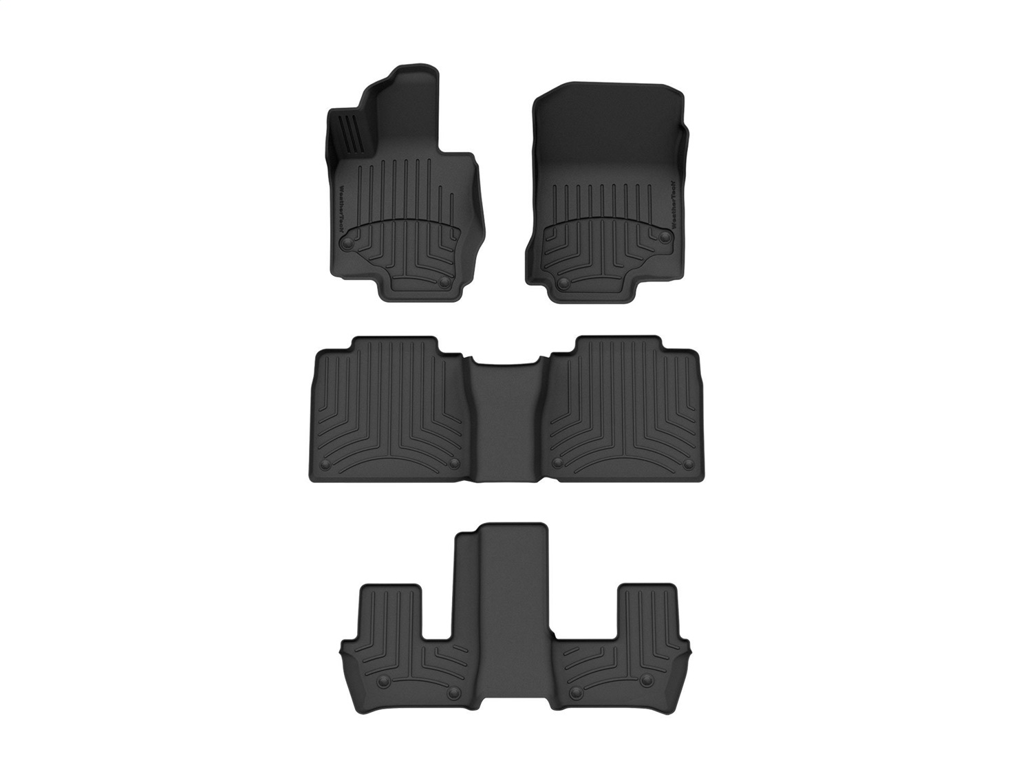 Weathertech - 4415331-441595-3-4IM - Front Rear and Third Row - Floor Mat Set