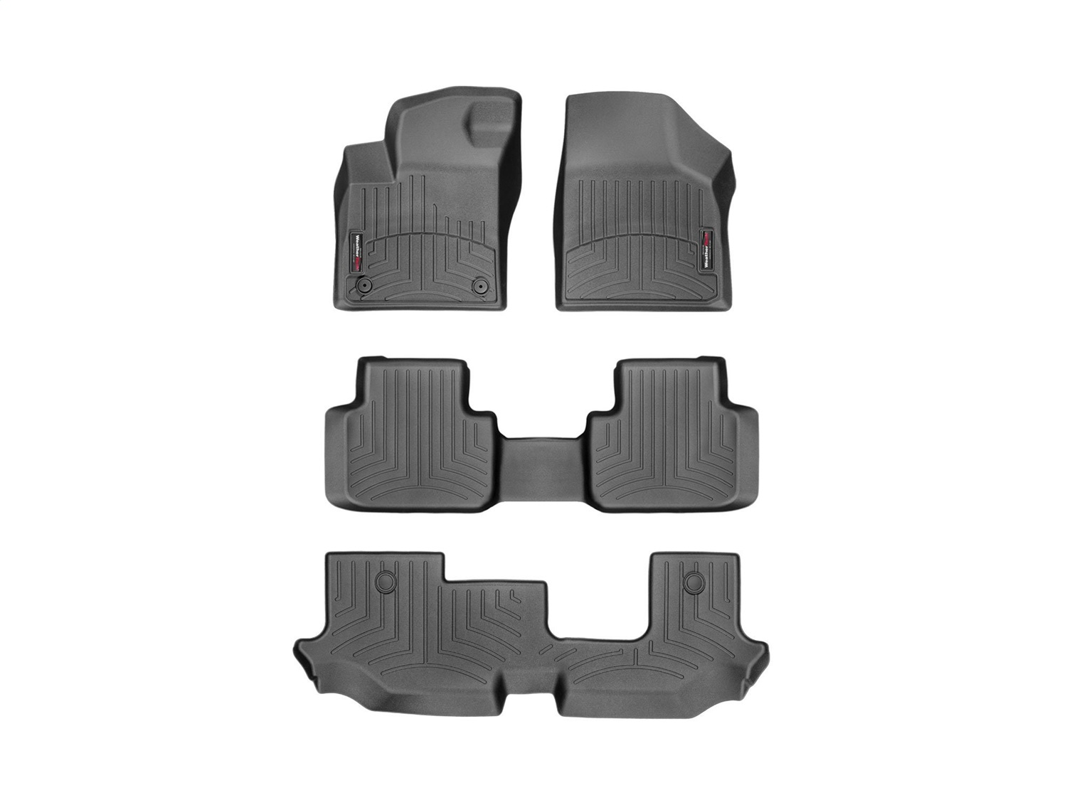 Weathertech - 4415501-441084-4-3 - Front Rear and Third Row - Floor Mat Set