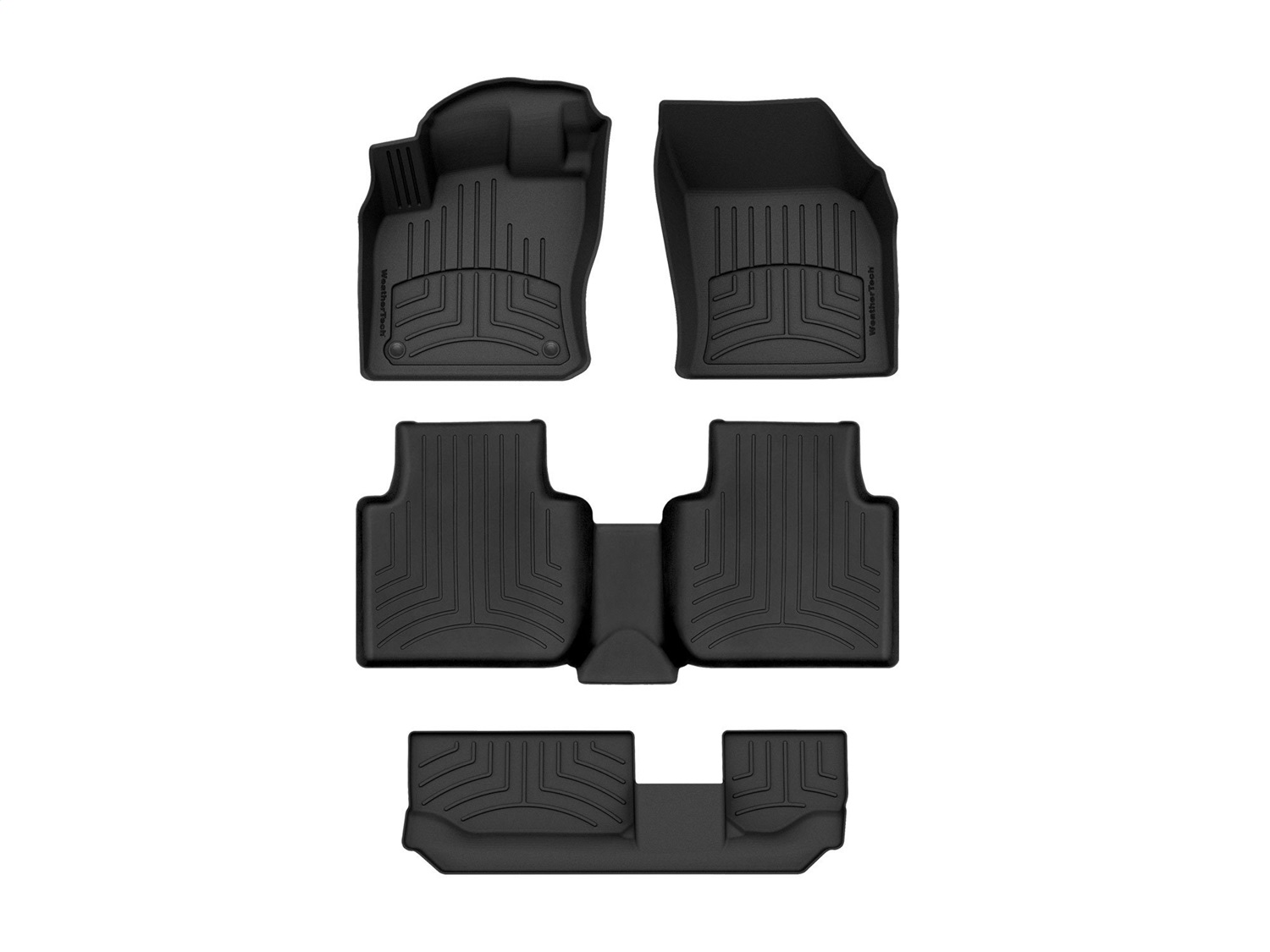 Weathertech - 4415631IM-449893-4IM - Front Rear and Third Row - Floor Mat Set