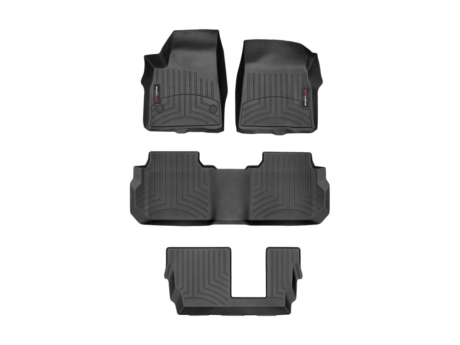 Weathertech - 4415741-441080-2-4 - Front Rear and Third Row - Floor Mat Set