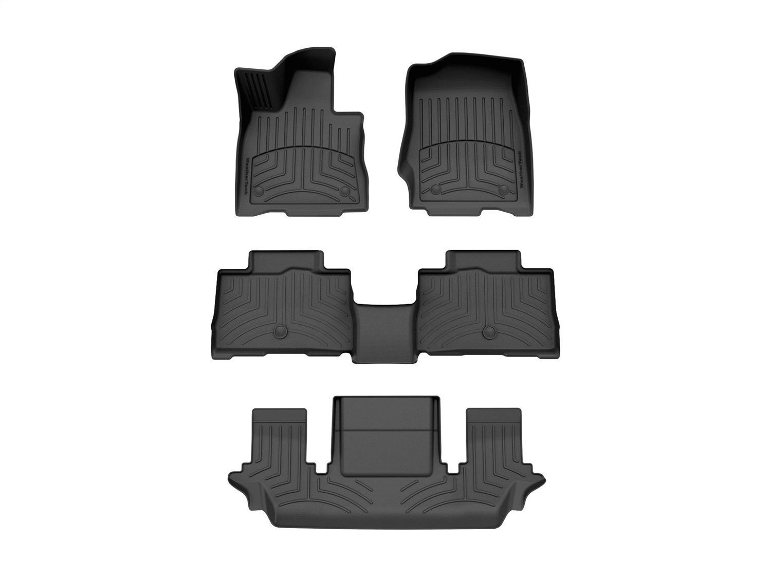 Weathertech - 441576-1-2-3IM - Front Rear and Third Row - Floor Mat Set