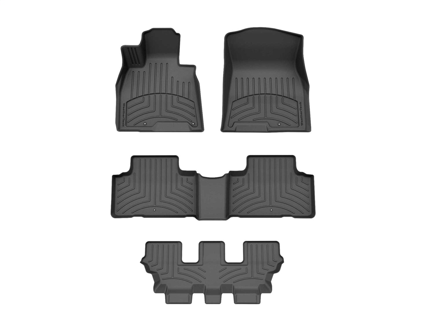 Weathertech - 441621-1-2-3IM - Front Rear and Third Row - Floor Mat Set