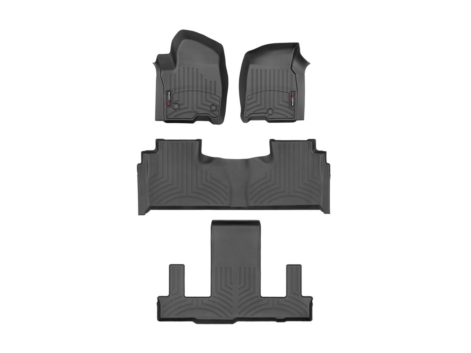 Weathertech - 441632-1-2-3 - Front Rear and Third Row - Floor Mat Set