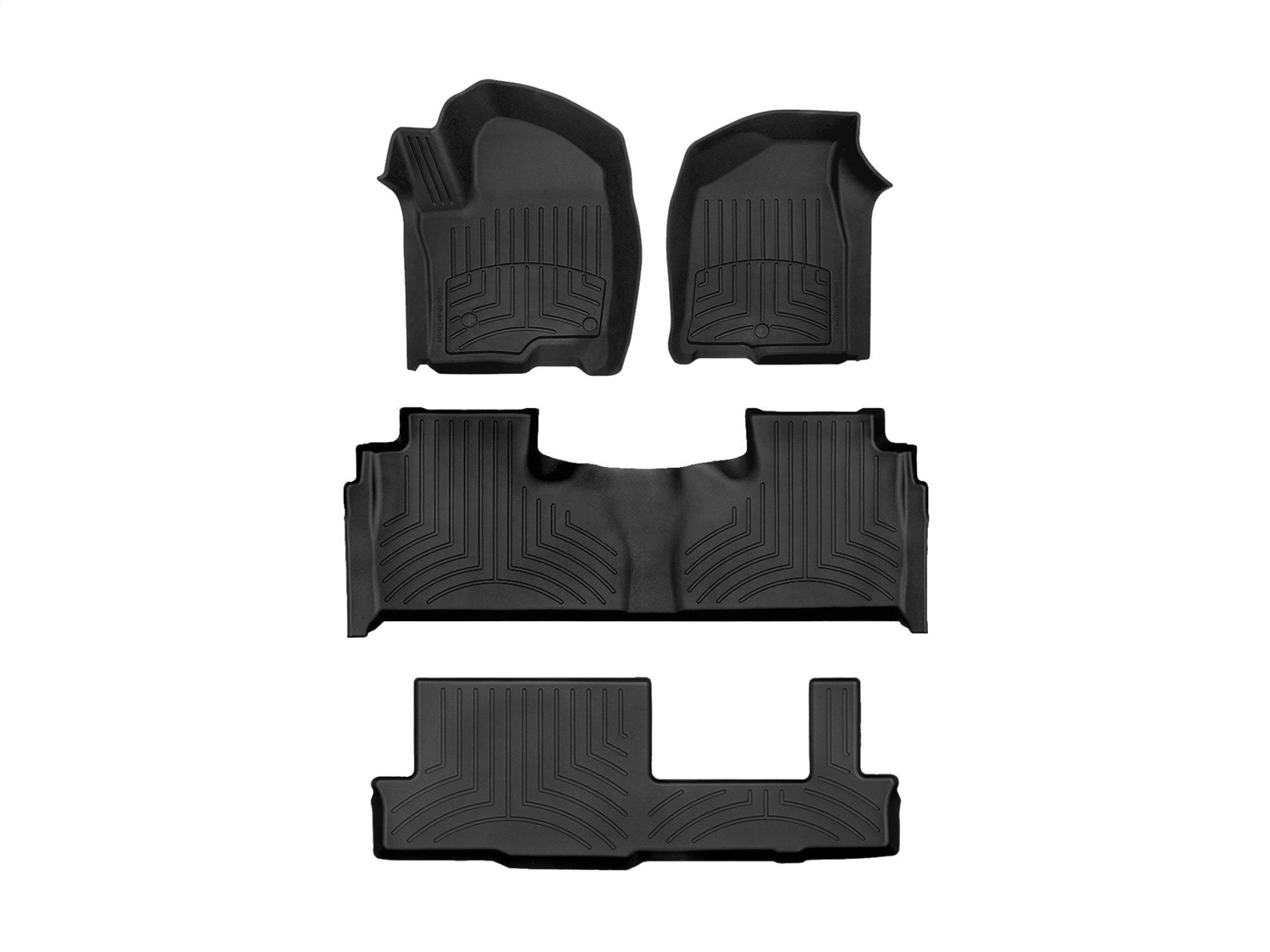 Weathertech - 441632-1-2-4IM - Front Rear and Third Row - Floor Mat Set
