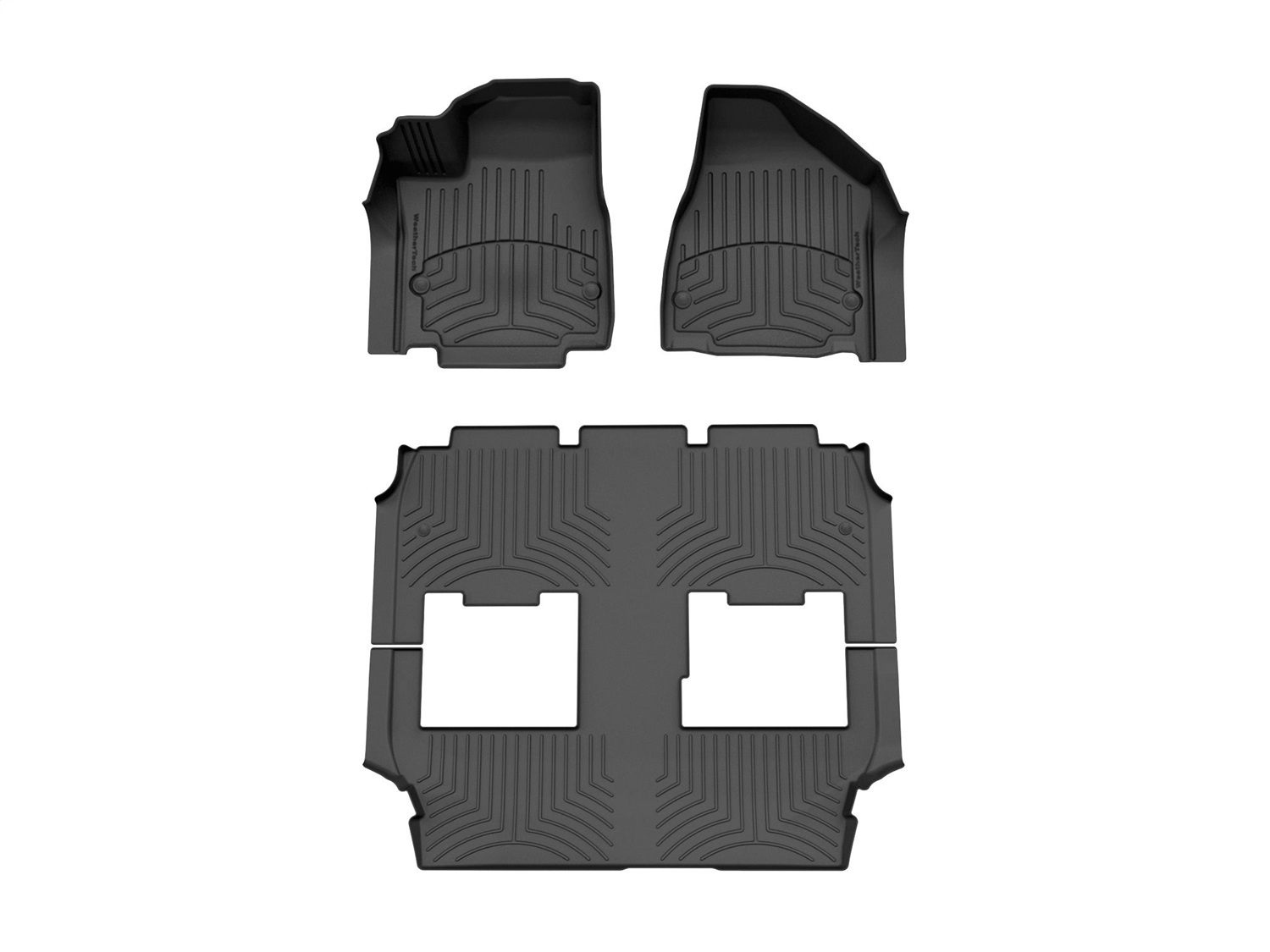 Weathertech - 4416621IM-449453IM - Front Rear and Third Row - Floor Mat Set