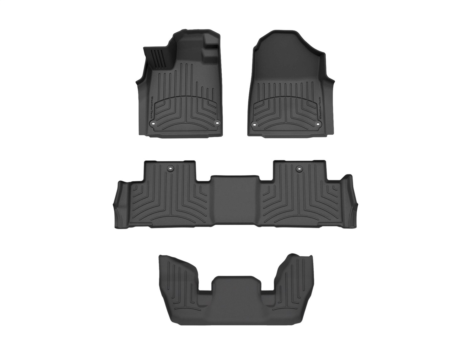 Weathertech - 441669-1-2-3IM - Front Rear and Third Row - Floor Mat Set