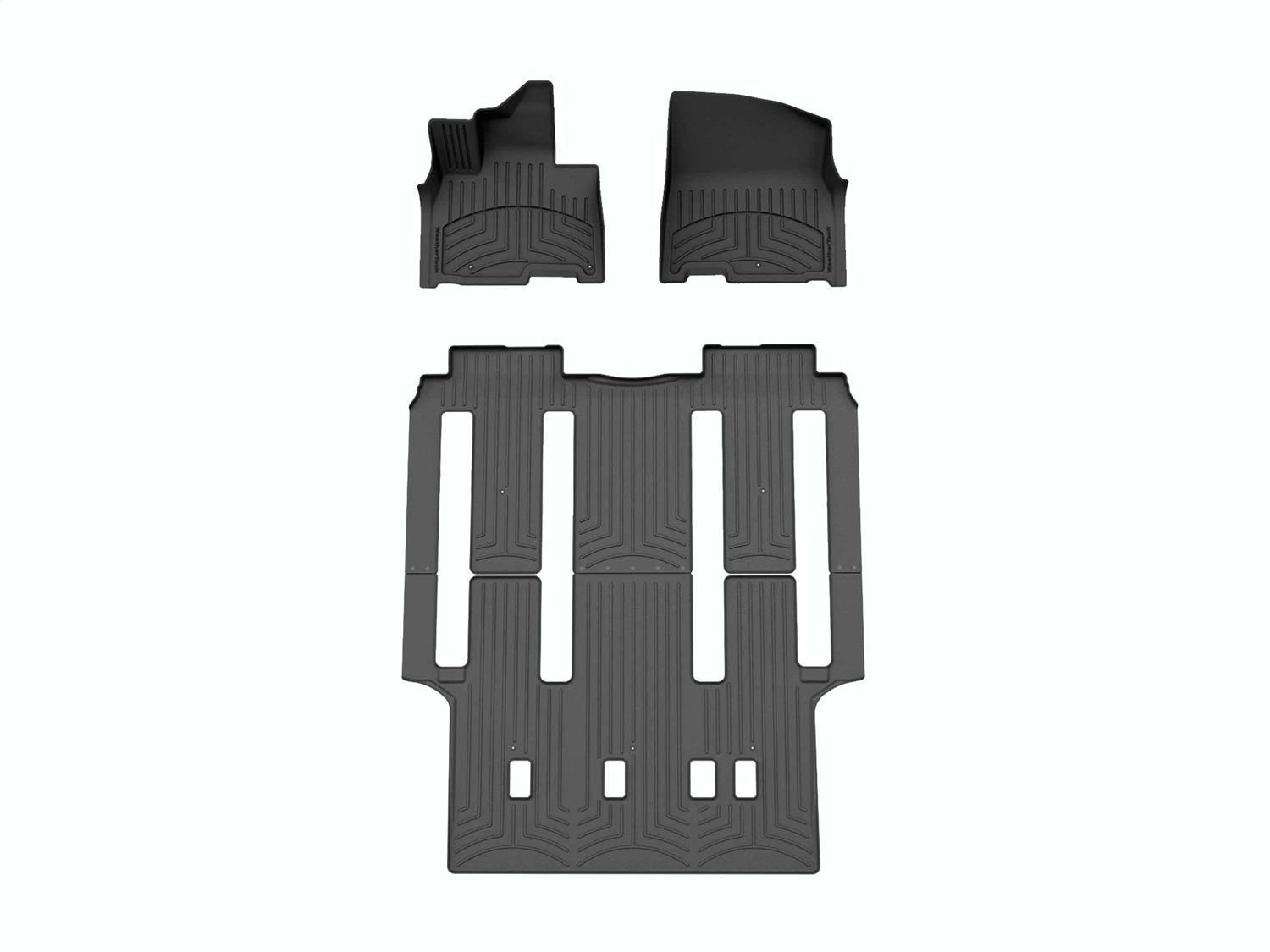 Weathertech - 441672-1-3IM - Front Rear and Third Row - Floor Mat Set