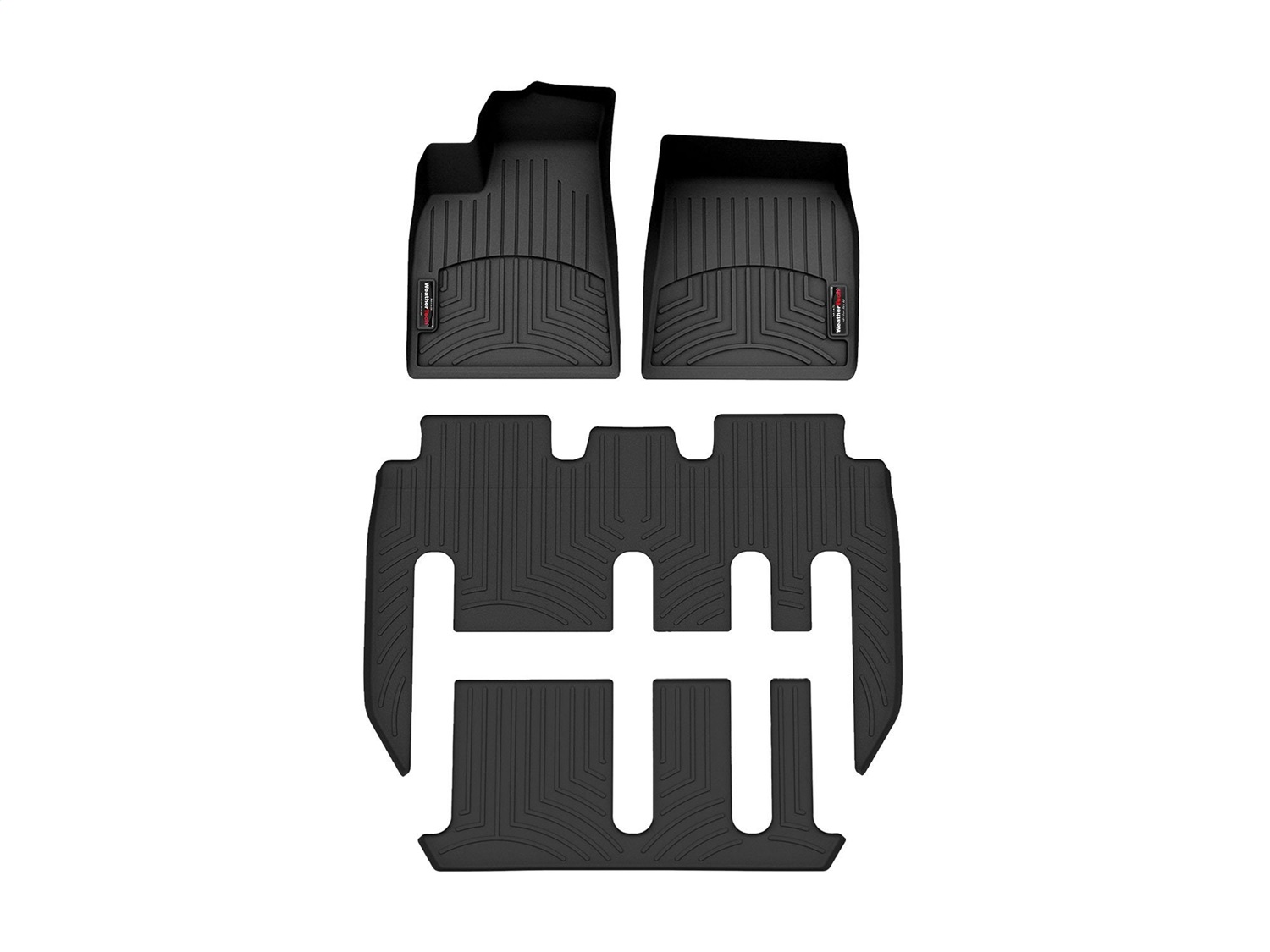 Weathertech - 441682-1-4-5 - Front Rear and Third Row - Floor Mat Set