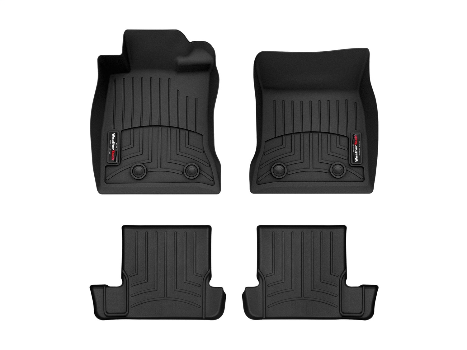 Weathertech - 4417141-444822 - Front and Rear - Floor Mat Set