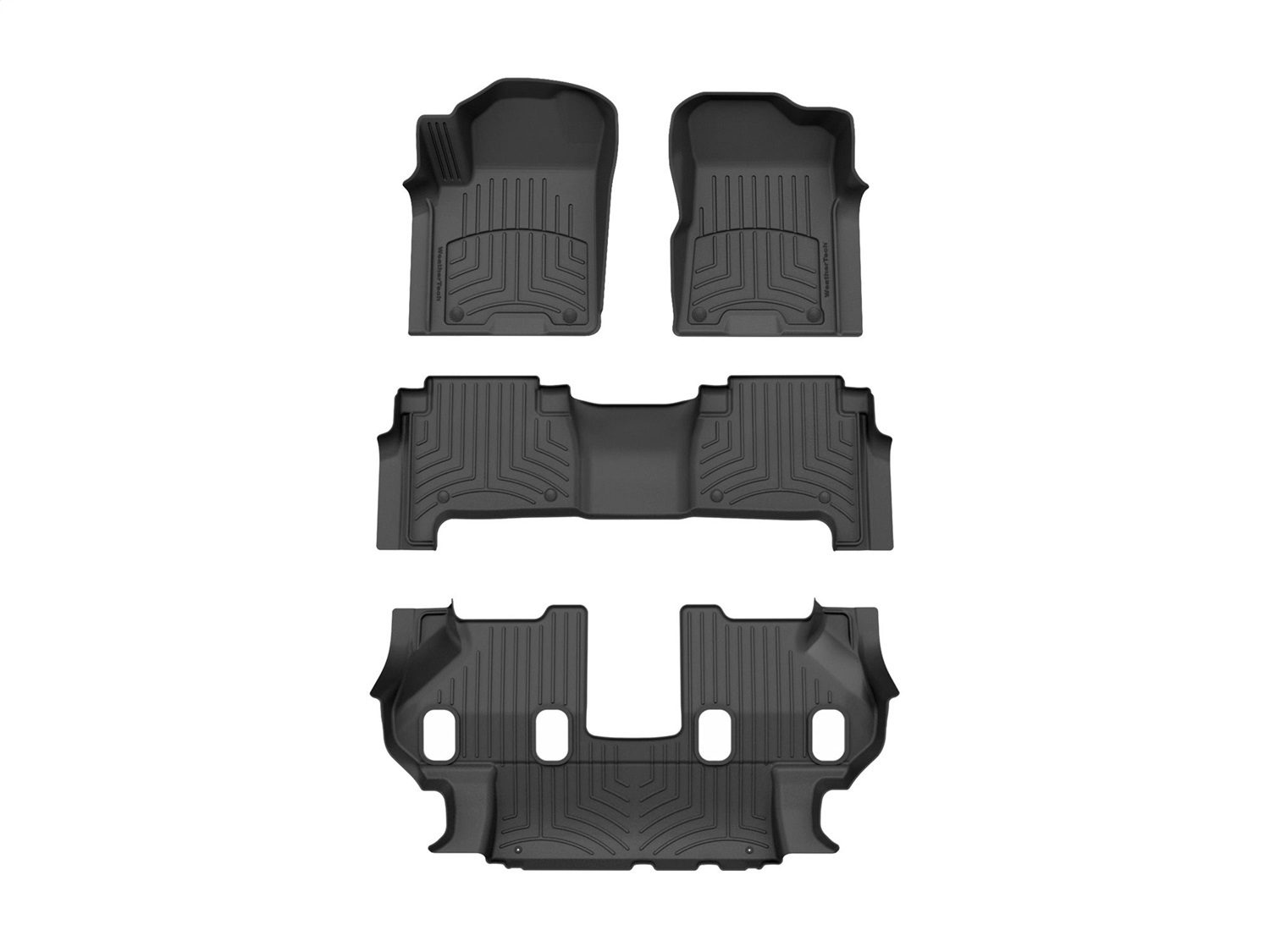 Weathertech - 4418051-441502-2-3IM - Front Rear and Third Row - Floor Mat Set
