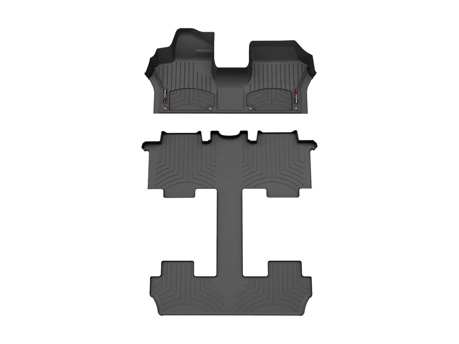 Weathertech - 441824-1-4 - Front Rear and Third Row - Floor Mat Set