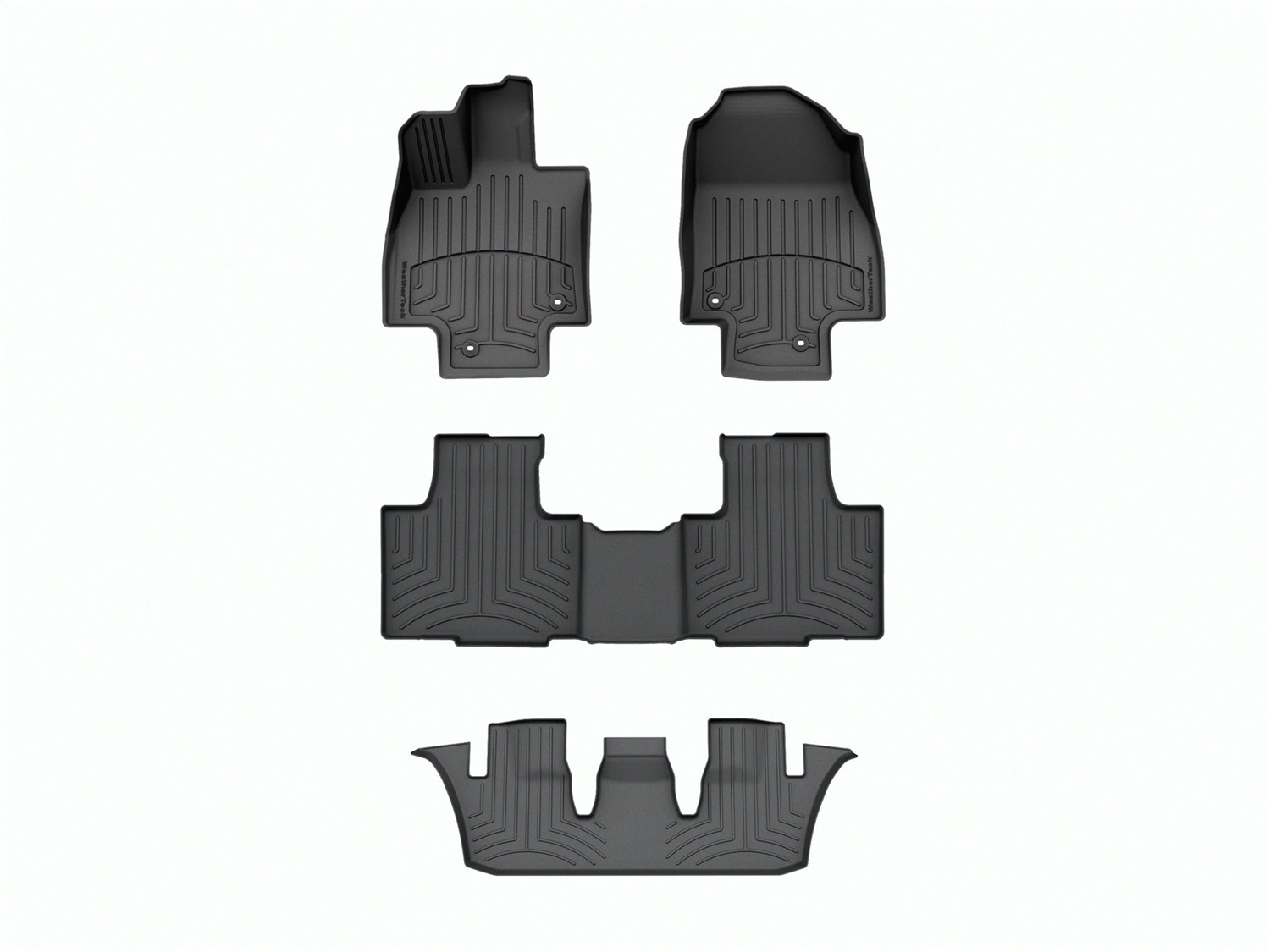 Weathertech - 441827-1-2-3IM - Front Rear and Third Row - Floor Mat Set