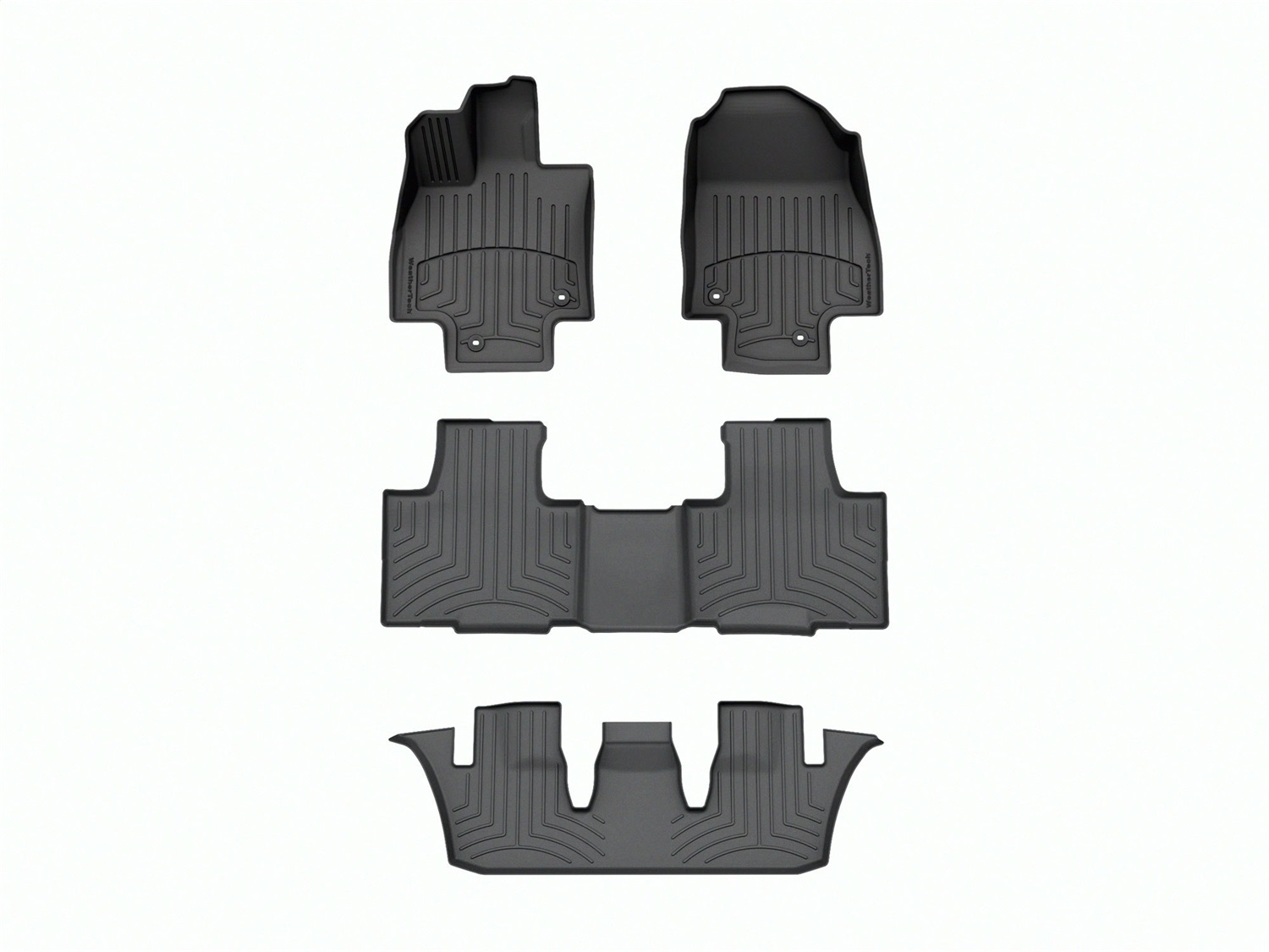 Weathertech - 441827-1-4-3IM - Front Rear and Third Row - Floor Mat Set