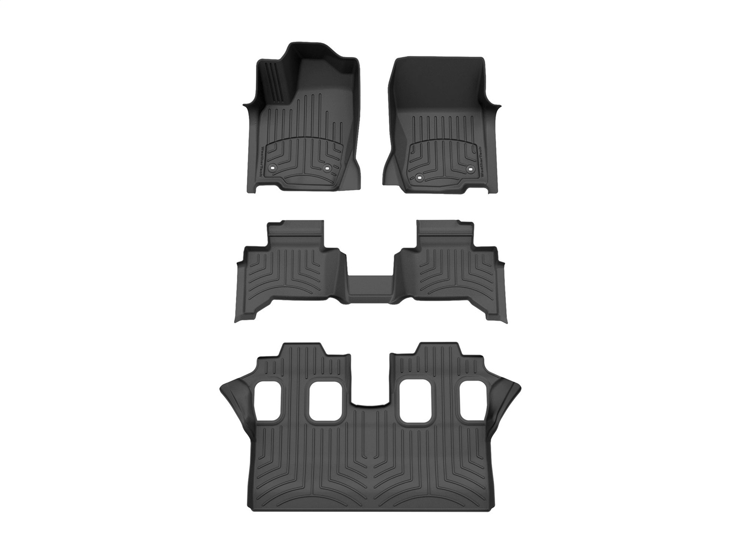 Weathertech - 441874-1-2-4IM - Front Rear and Third Row - Floor Mat Set