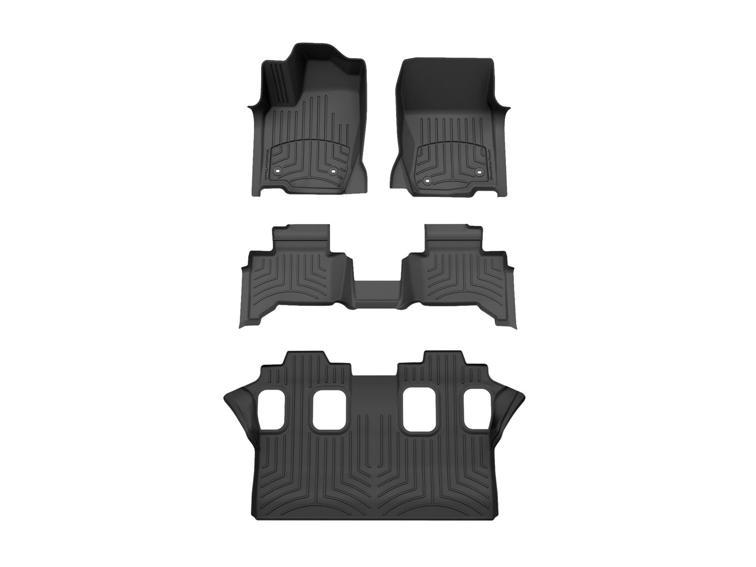 Weathertech - 441874-1-2-5IM - Front Rear and Third Row - Floor Mat Set