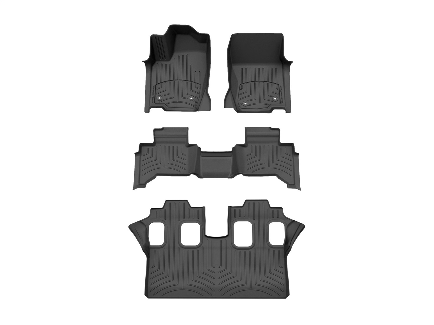 Weathertech - 441874-1-3-4IM - Front Rear and Third Row - Floor Mat Set