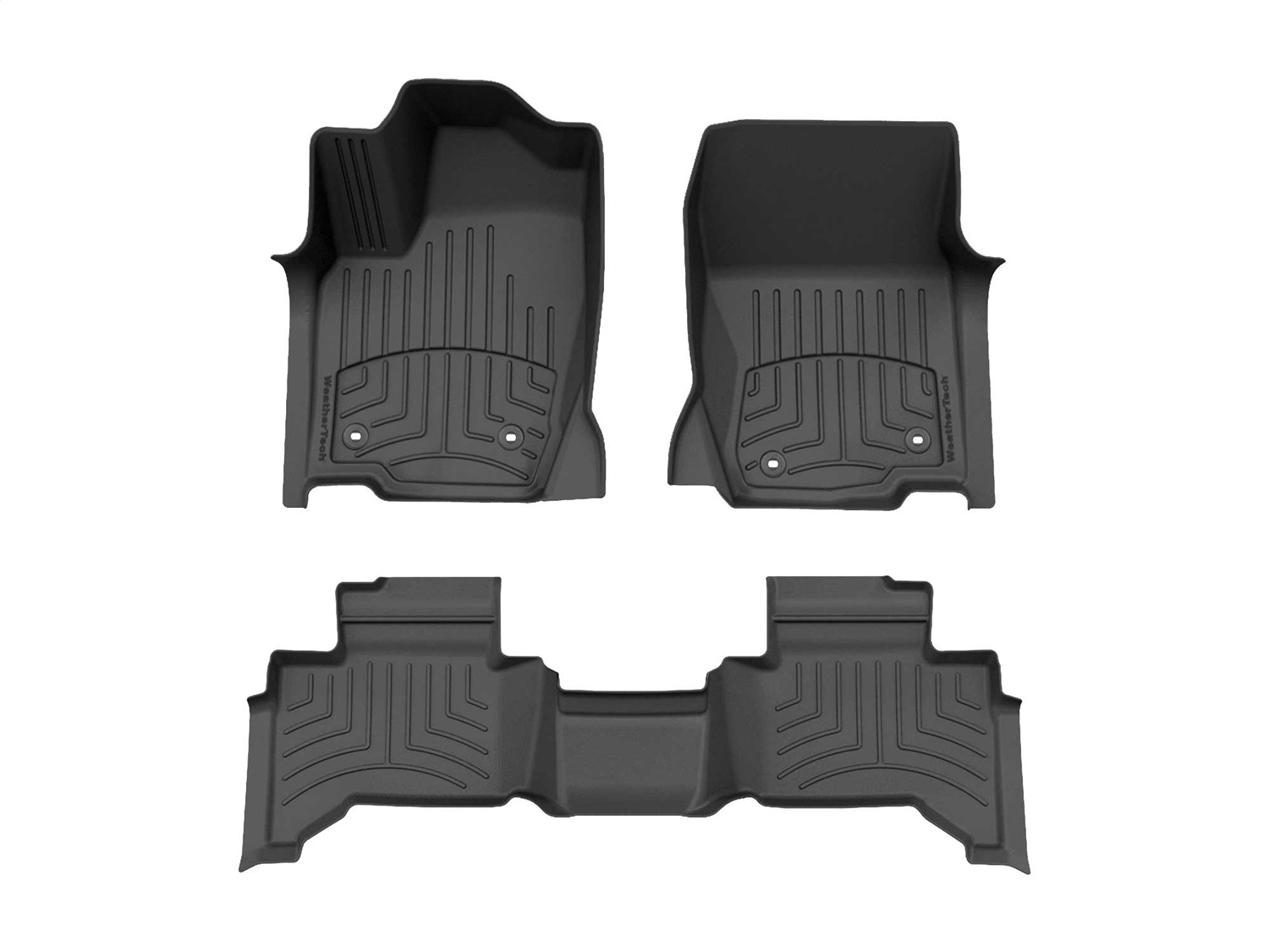 Weathertech - 441874-1-3IM - Front and Rear - Floor Mat Set