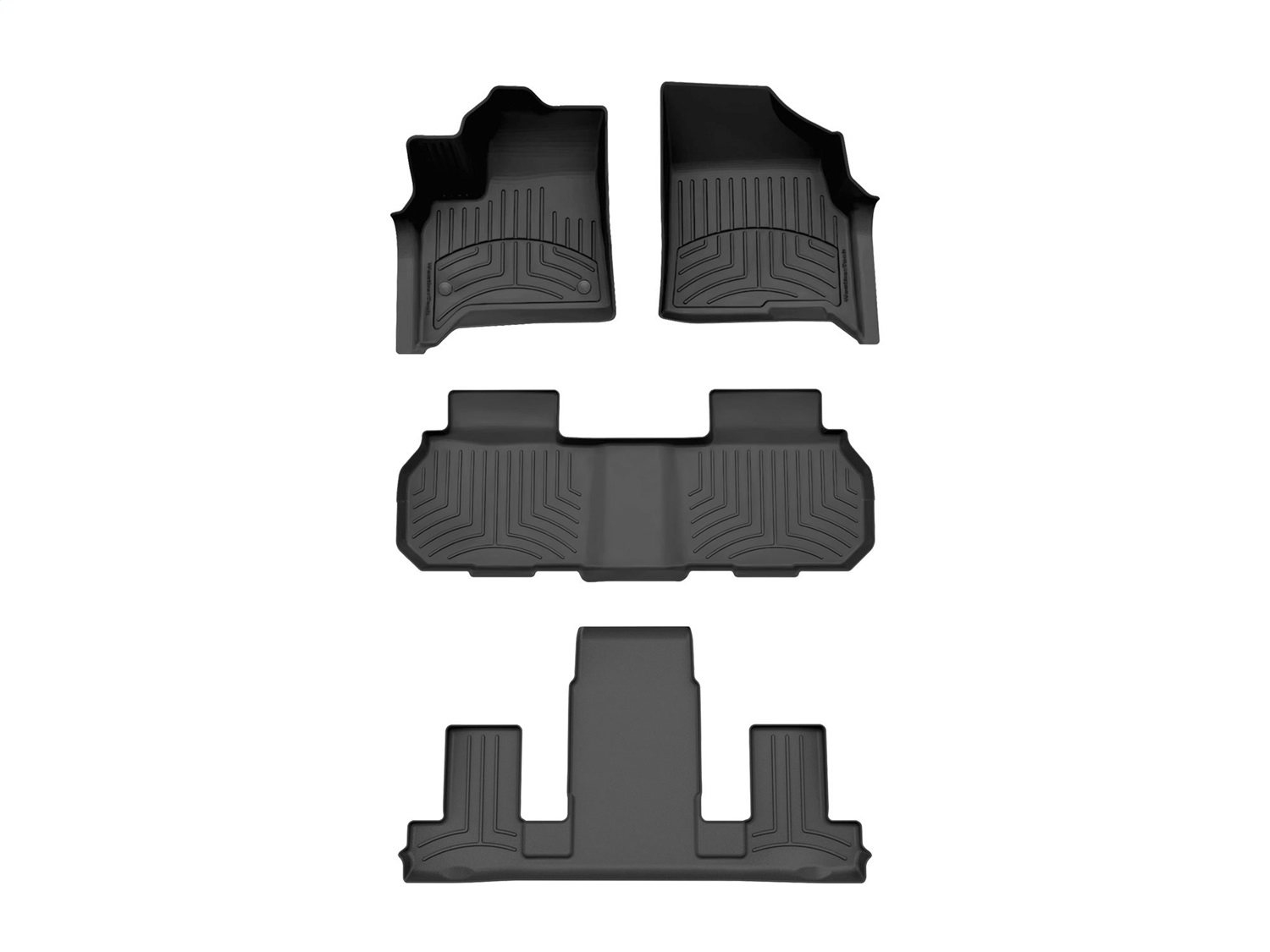 Weathertech - 441881-1-3-4IM - Front Rear and Third Row - Floor Mat Set