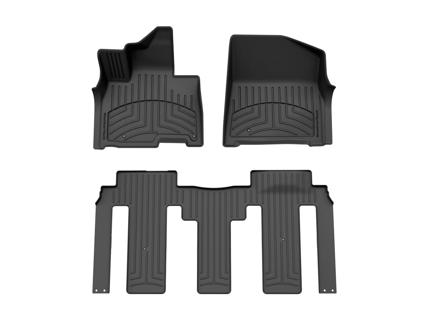 Weathertech - 441911-1-2IM - Front Rear and Third Row - Floor Mat Set