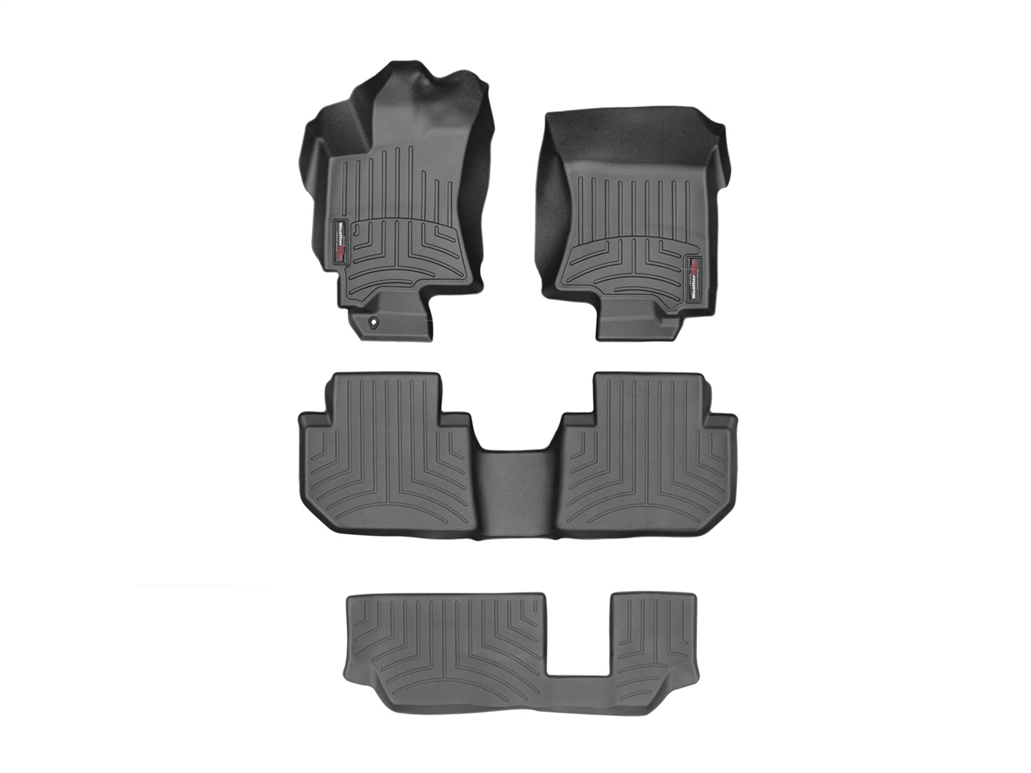 Weathertech - 44537-1-2-3 - Front Rear and Third Row - Floor Mat Set