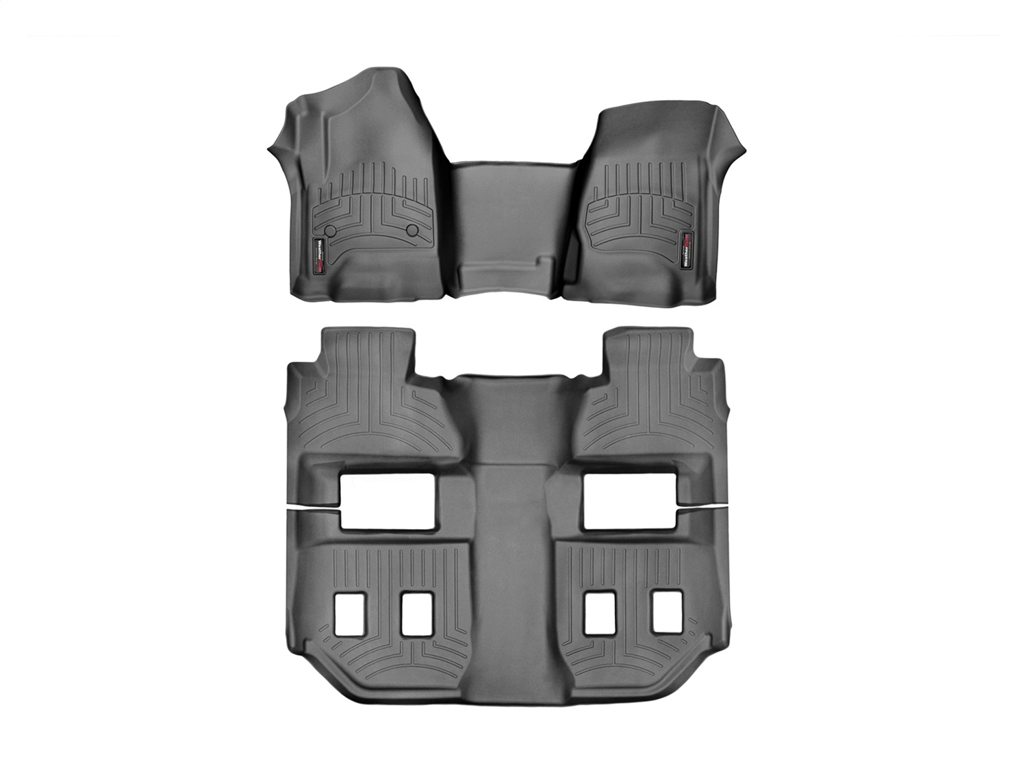 Weathertech - 445431-446073 - Front Rear and Third Row - Floor Mat Set