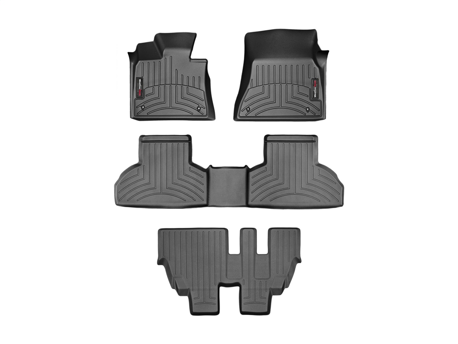 Weathertech - 44559-1-2-3 - Front Rear and Third Row - Floor Mat Set