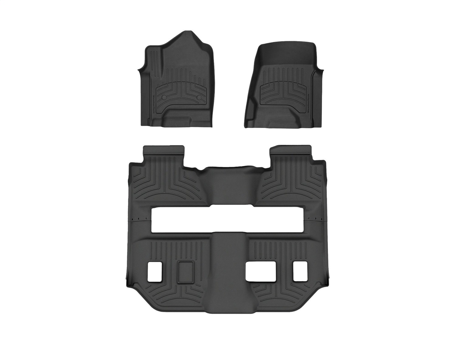 Weathertech - 44607-1-8IM - Front Rear and Third Row - Floor Mat Set