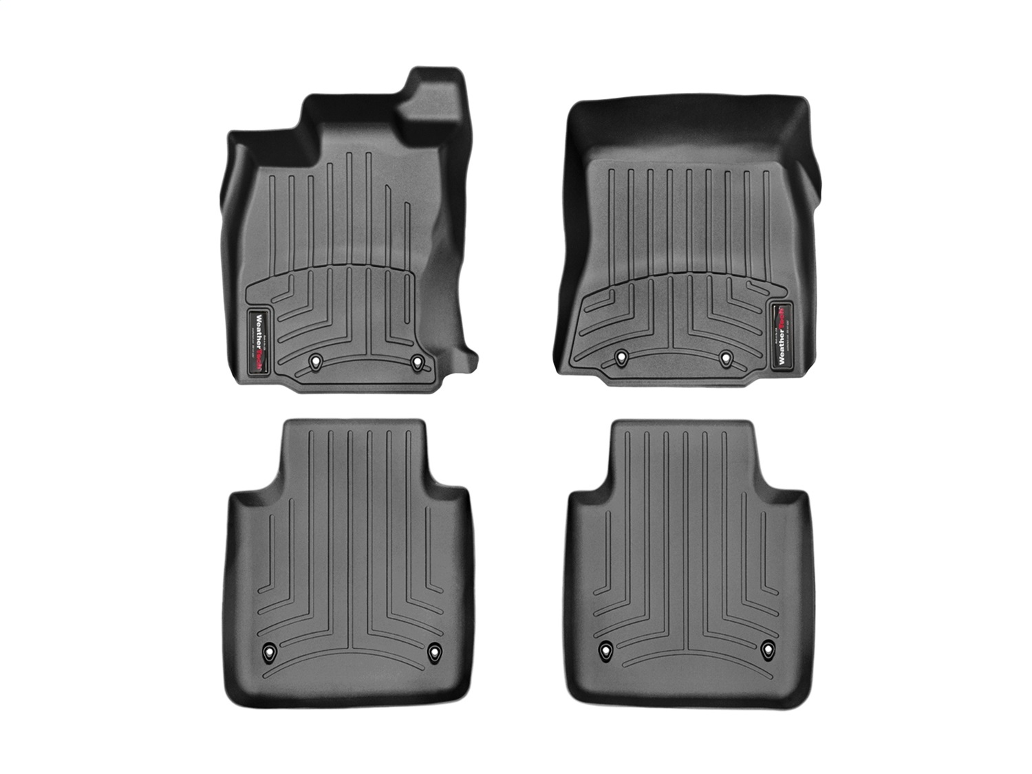 Weathertech - 447541-444474 - Front and Rear - Floor Mat Set
