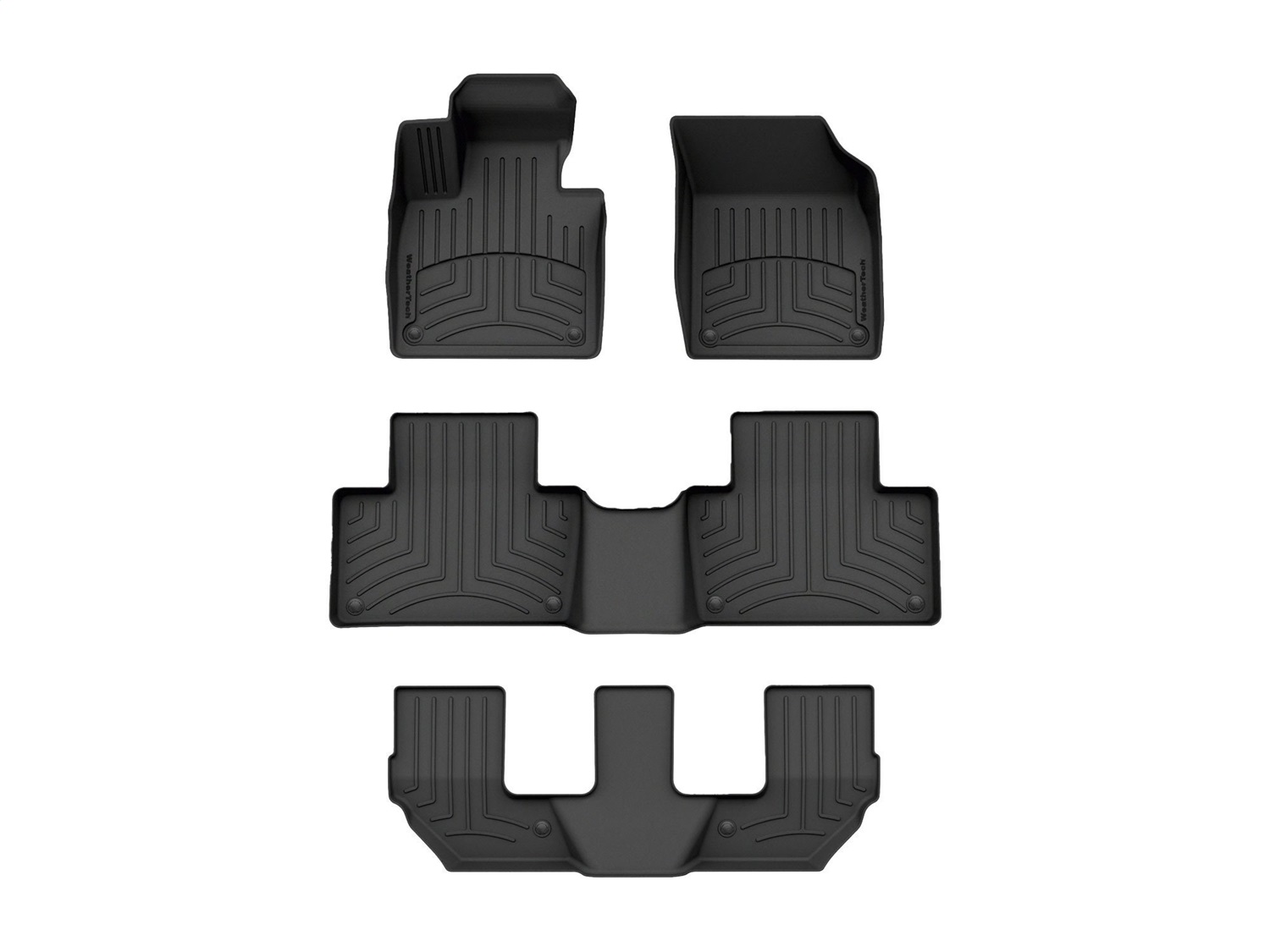 Weathertech - 44828-1-2-3IM - Front Rear and Third Row - Floor Mat Set