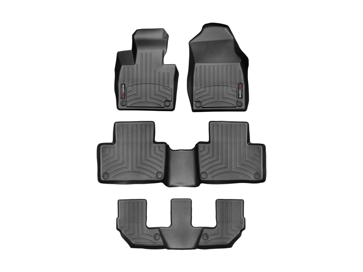 Weathertech - 44828-1-2-3 - Front Rear and Third Row - Floor Mat Set