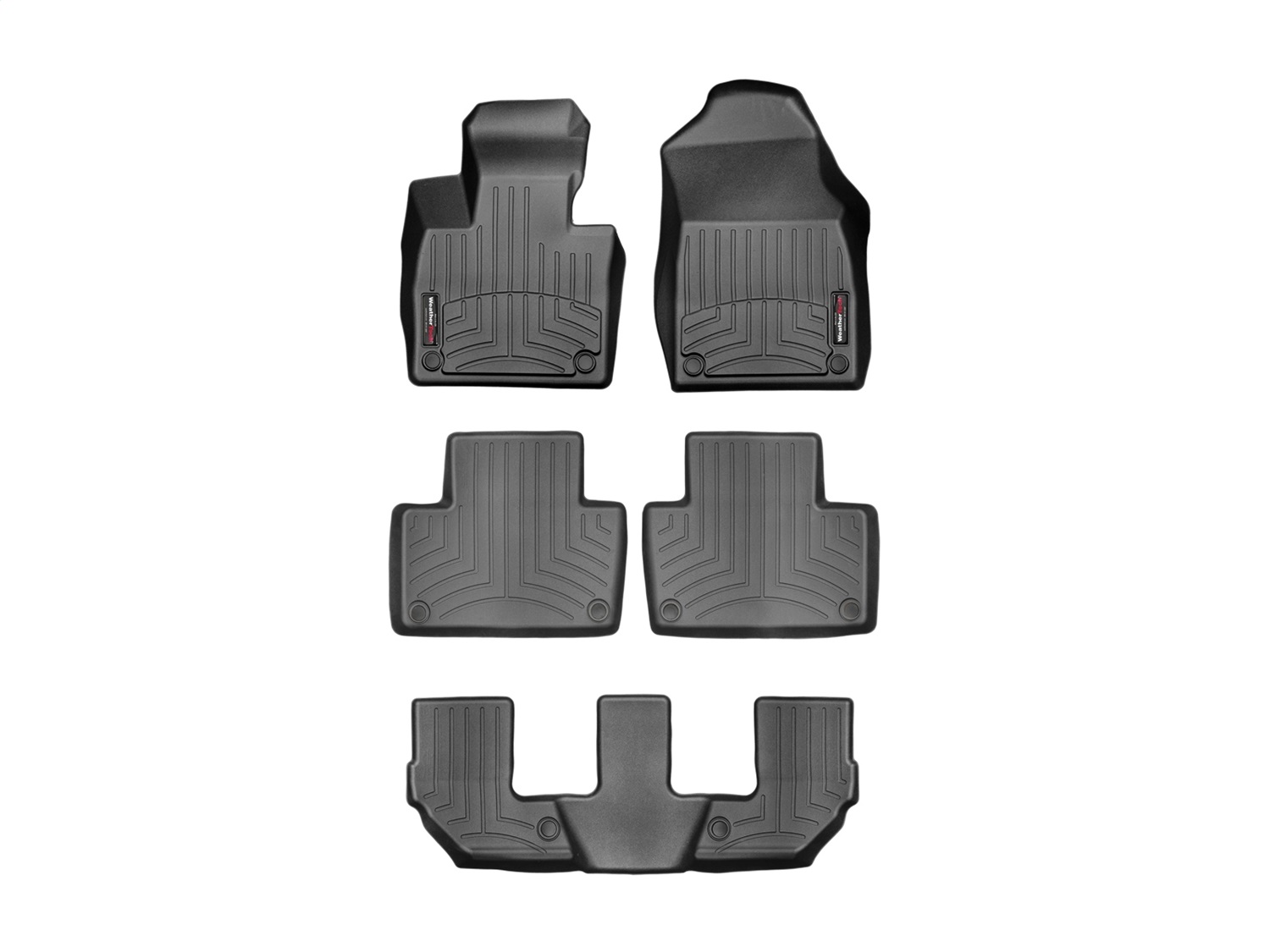 Weathertech - 44828-1-4-3 - Front Rear and Third Row - Floor Mat Set