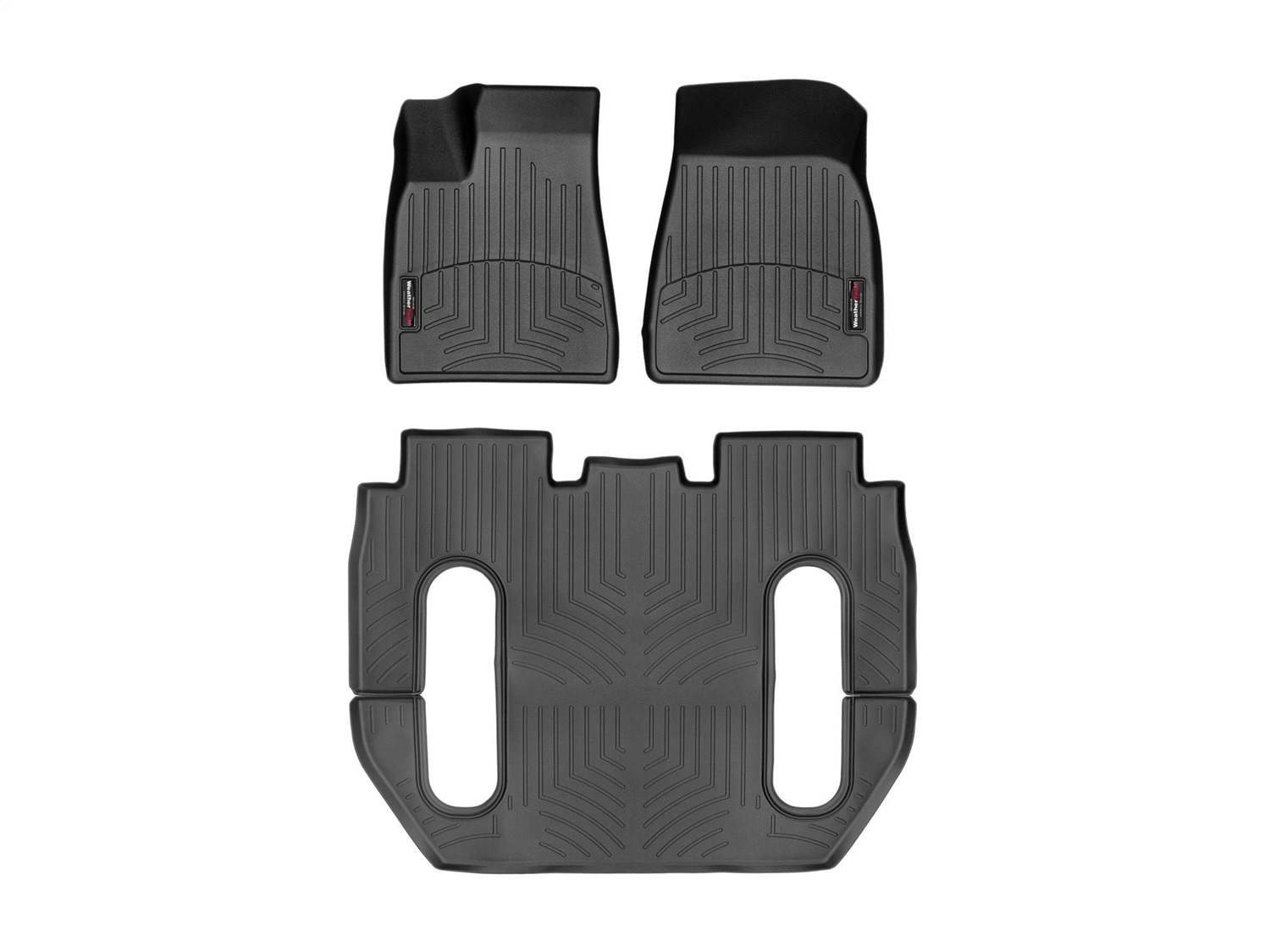 Weathertech - 44869-1-6 - Front Rear and Third Row - Floor Mat Set
