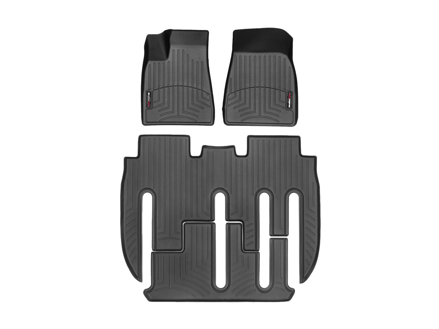 Weathertech - 44869-1-9 - Front Rear and Third Row - Floor Mat Set