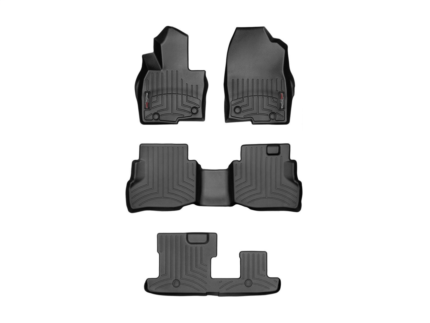 Weathertech - 44972-1-2-3 - Front Rear and Third Row - Floor Mat Set