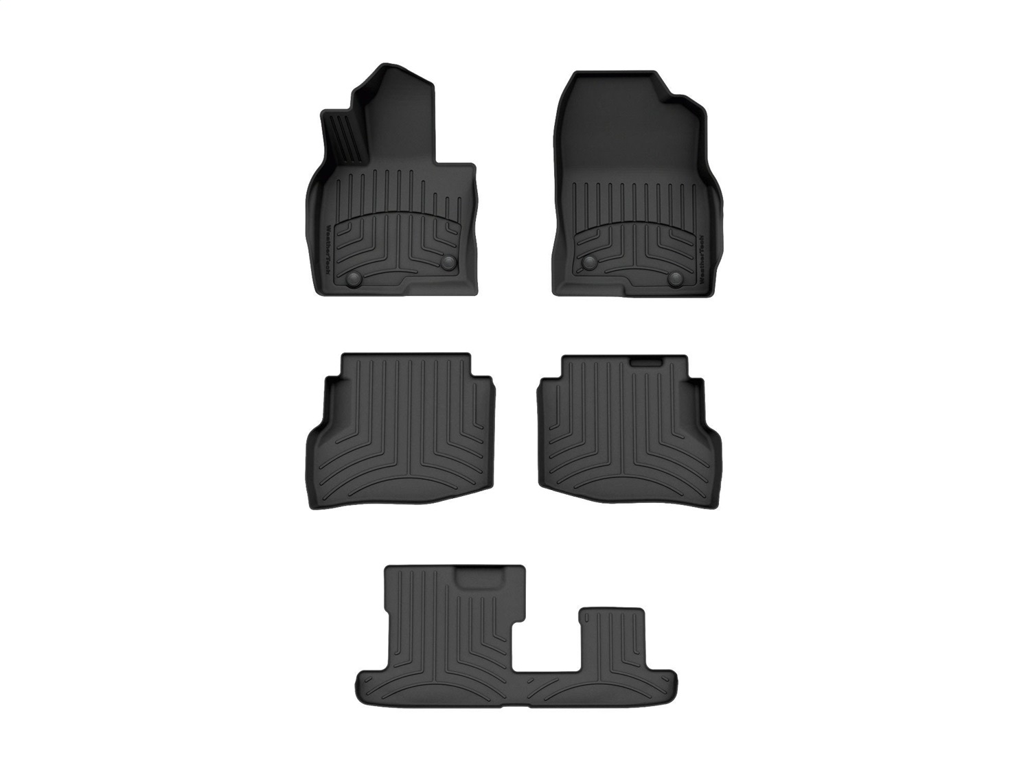 Weathertech - 44972-1-4-3IM - Front Rear and Third Row - Floor Mat Set
