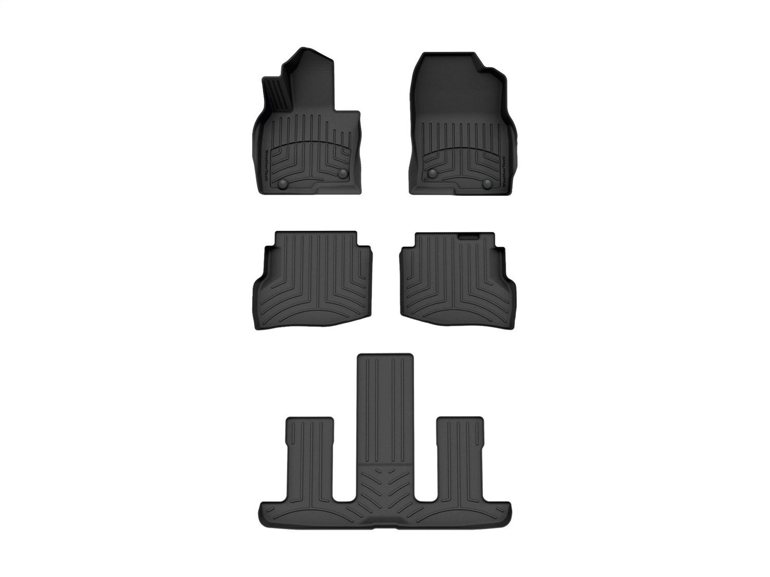 Weathertech - 44972-1-4-5IM - Front Rear and Third Row - Floor Mat Set