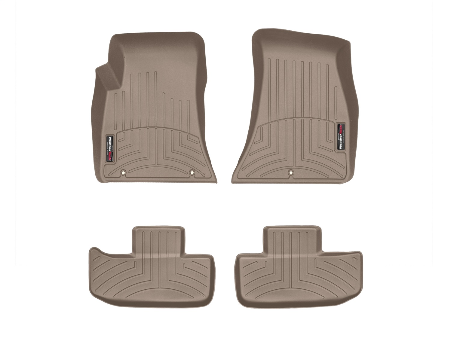 Weathertech - 4510491-453862 - Front and Rear - Floor Mat Set
