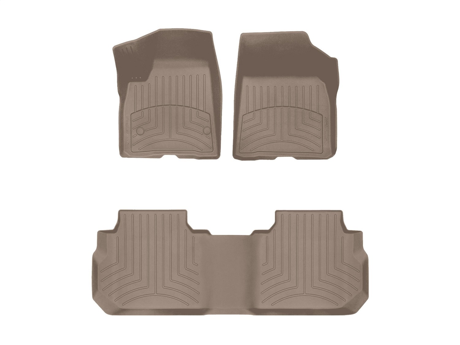 Weathertech - 451080-1-2IM - Front and Rear - Floor Mat Set