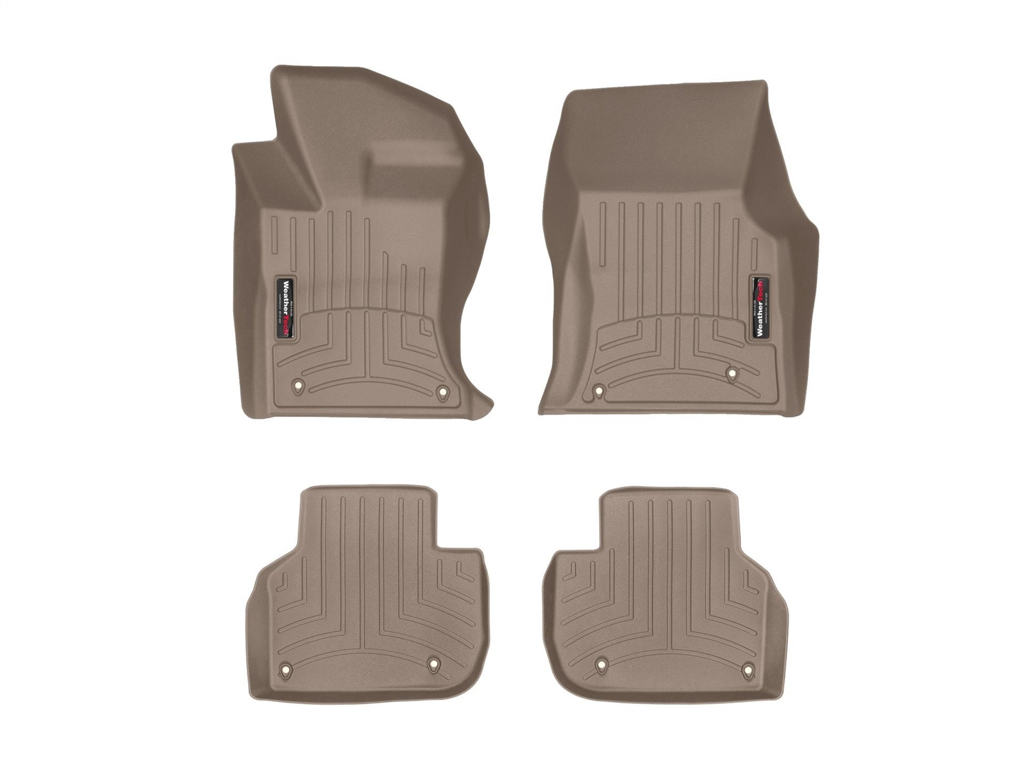 Weathertech - 4511031-4510032 - Front and Rear - Floor Mat Set