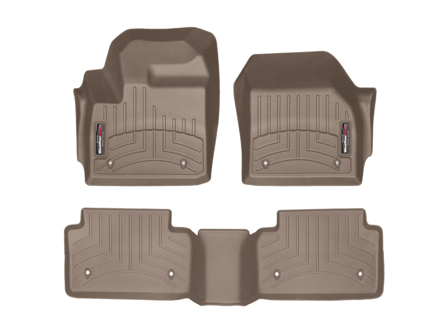 Weathertech - 451358-1-2 - Front and Rear - Floor Mat Set