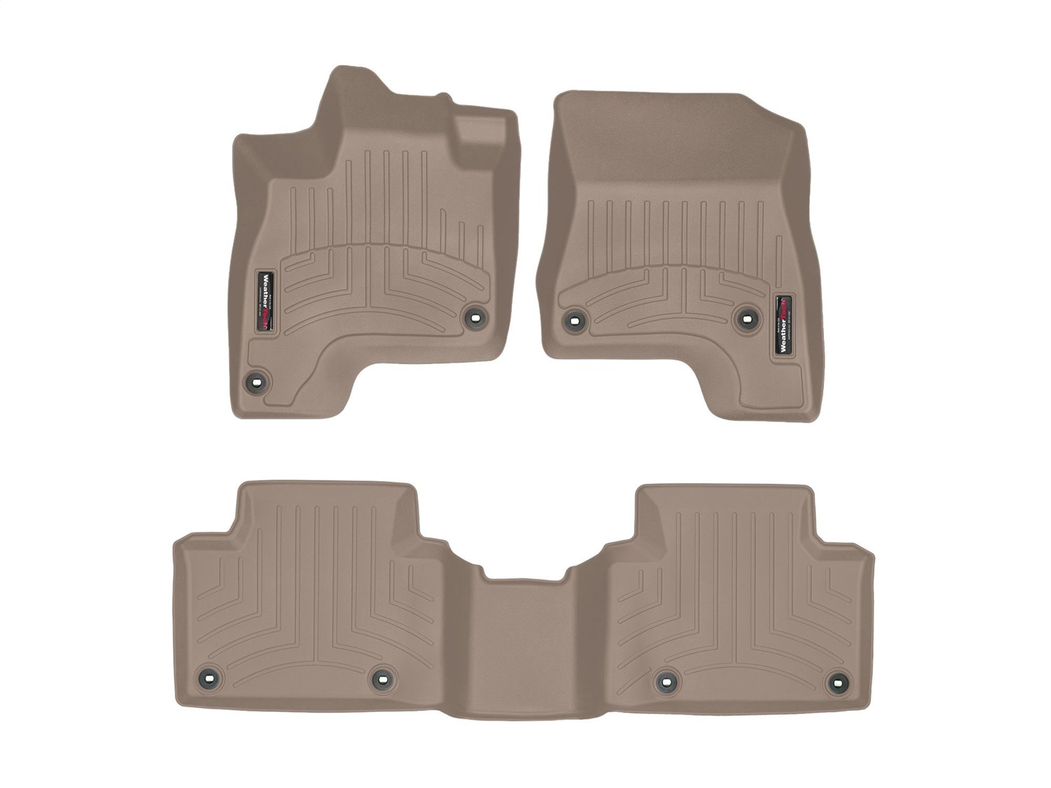 Weathertech - 451421-1-2 - Front and Rear - Floor Mat Set