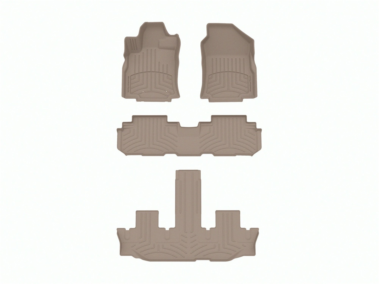 Weathertech - 451475-1-2-3IM - Front Rear and Third Row - Floor Mat Set