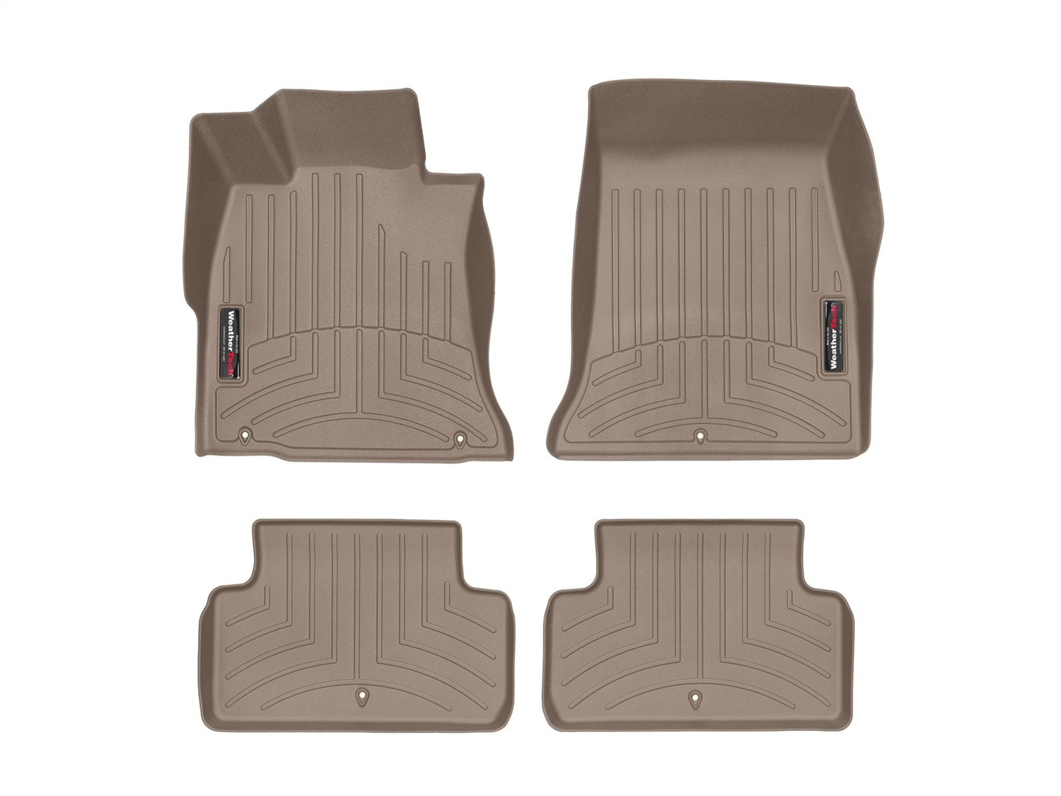 Weathertech - 4514831-4514792 - Front and Rear - Floor Mat Set