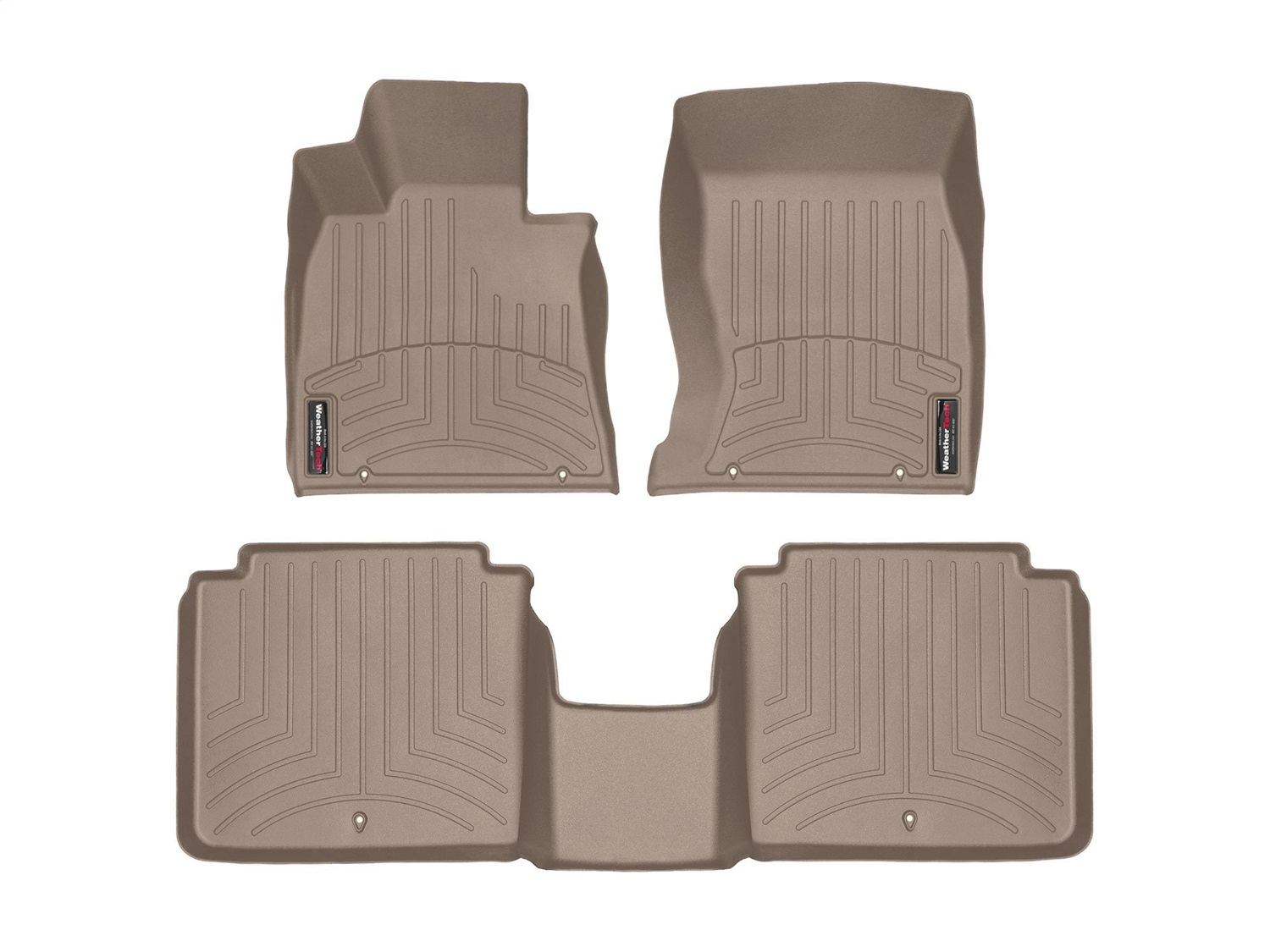 Weathertech - 451484-1-2 - Front and Rear - Floor Mat Set