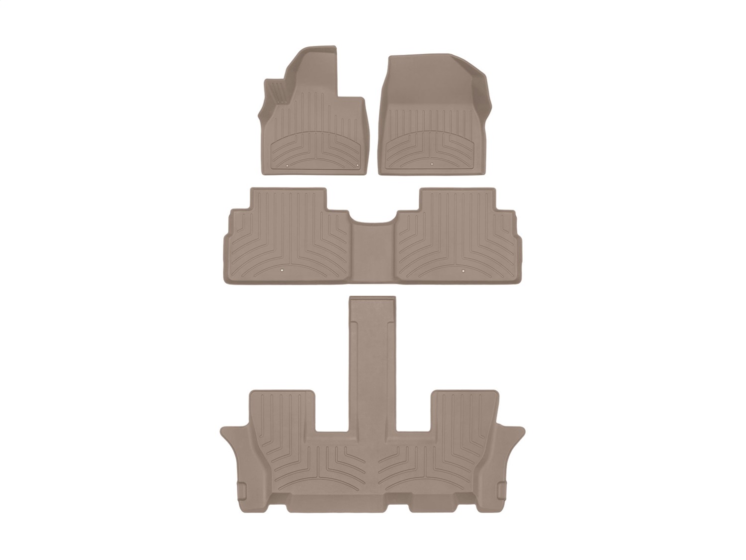 Weathertech - 451532-1-2-3IM - Front Rear and Third Row - Floor Mat Set
