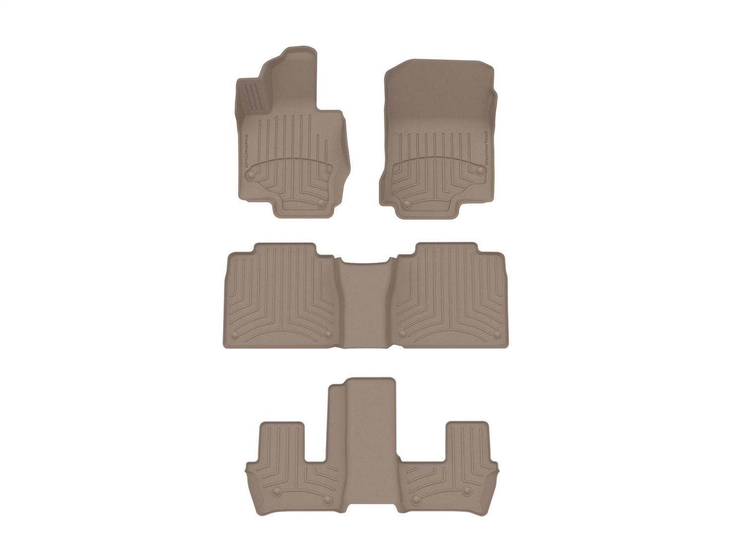 Weathertech - 4515331-451595-3-4IM - Front Rear and Third Row - Floor Mat Set
